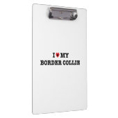 Ik hoor mijn grenscollie klembord (Rechts)