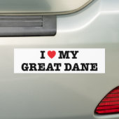 Ik hoor mijn grote gesteente Bumpersticker (Op auto)