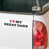 Ik hoor mijn grote gesteente Bumpersticker (Op Truck)