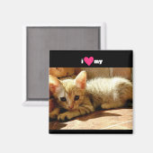 Ik hoor mijn kat magneet (Voorkant / Achterkant)