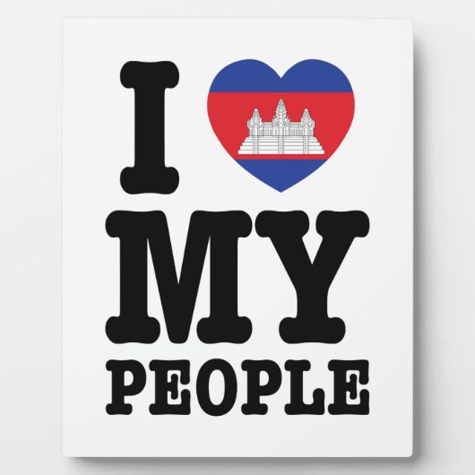 Ik hoor mijn Khmer-mensen Fotoplaat (Voorkant)