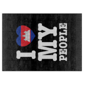 Ik hoor mijn Khmer-mensen Snijplank (Voorkant)