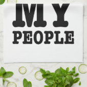 Ik hoor mijn kijkers theedoek (Gevouwen)