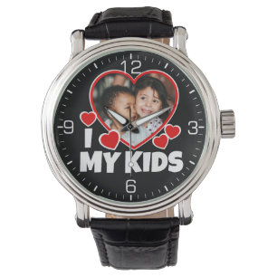 Ik hoor mijn Kinder persoonlijke foto Horloge