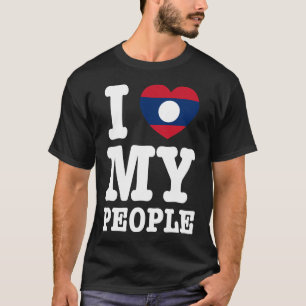 Ik hoor mijn Laotiaanse mensen T-shirt