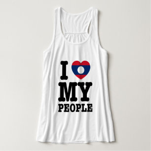 Ik hoor mijn Laotiaanse mensen Tanktop