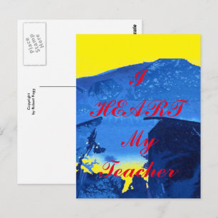 "Ik hoor mijn leraar" appreciatie briefkaart