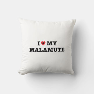 Ik hoor mijn Malamute Kussen