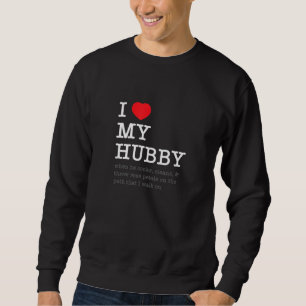 Ik hoor mijn man Funny Princess Quote Mannen Women Trui