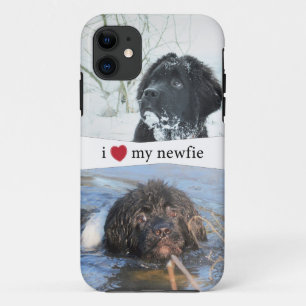 Ik hoor mijn Newfie Newfoundland iPhone 11 Hoesje