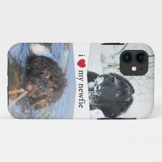 Ik hoor mijn Newfie Newfoundland Case-Mate iPhone Case (Achterkant (horizontaal))