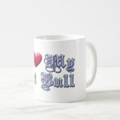 Ik hoor mijn Pit Bull Mok (Voorkant rechts)
