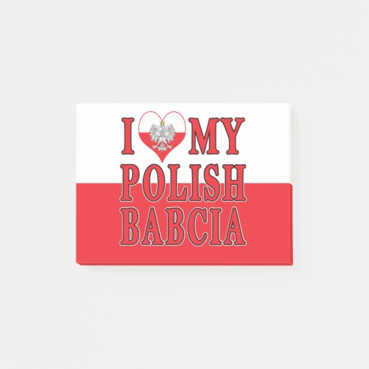 Ik hoor mijn Poolse Babcia Post-it® Notes (Voorkant)
