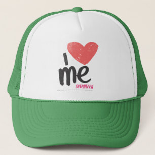 Ik hoor mijn roze trucker pet
