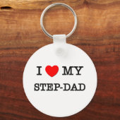 Ik hoor mijn STEP-DAD Sleutelhanger (Voorkant)