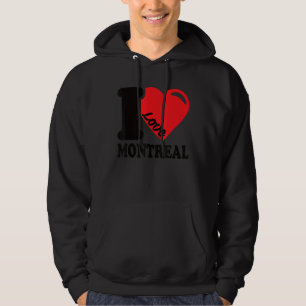 Ik hoor Montreal Beauful Canadian City I Love Mo Hoodie