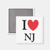 Ik hoor New Jersey Magnet Magneet (Voorkant / Achterkant)