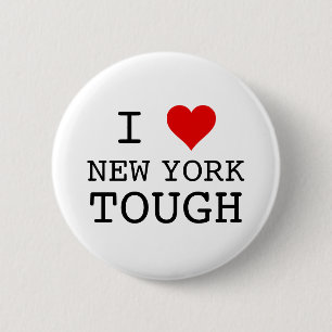 Ik hoor New York hard Ronde Button 5,7 Cm