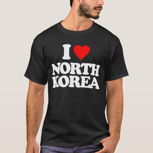 IK HOOR NOORD-KOREA T-SHIRT (Voorkant)