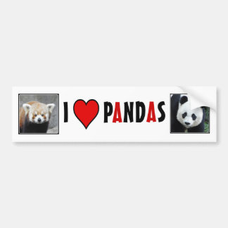 Ik hoor PANDAS. Bumpersticker