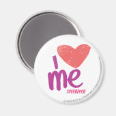 Ik hoor roze/Paars Magneet (Voorkant / Achterkant)