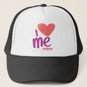 Ik hoor roze/Paars Trucker Pet