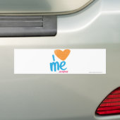 Ik hoor Sinaasappel/Aqua Bumpersticker (Op auto)