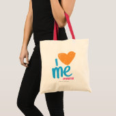Ik hoor Sinaasappel/Aqua Tote Bag (Voorkant (product))