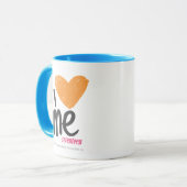 Ik hoor Sinaasappel Mok (Voorkant links)