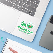 Ik hoor Thai Green Curry Sticker (Laptop met iPhone)