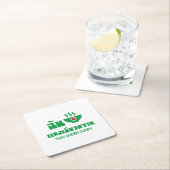 Ik hoor Thai Green Curry Vierkante Kartonnen Onderzetter (Insitu)