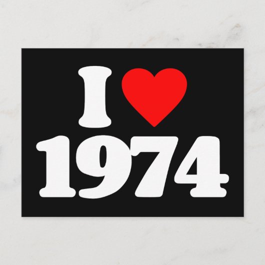 IK HOOR VAN 1974 BRIEFKAART (Voorkant)