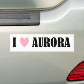 IK HOOR VAN AURORA BUMPERSTICKER (Op auto)