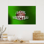 , IK HOOR VAN BASKETBALL-POSTER POSTER (Keuken)