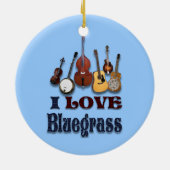 IK HOOR VAN BLUEGRASS KERAMISCH ORNAMENT (Achterkant)