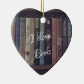 IK HOOR VAN BOOKS HEART ORNAMENT (Rechts)