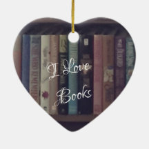 IK HOOR VAN BOOKS HEART ORNAMENT