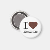 IK HOOR VAN BROWNIES MAGNEET (Voorkant / Achterkant)