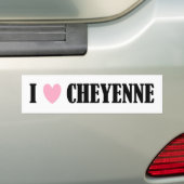 IK HOOR VAN CHEYENNE BUMPERSTICKER (Op auto)