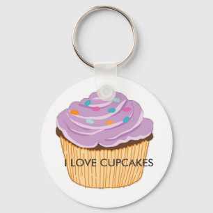 IK HOOR VAN CUPCAKES SLEUTELHANGER