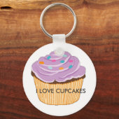 IK HOOR VAN CUPCAKES SLEUTELHANGER (Voorkant)