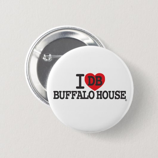 IK HOOR VAN DB BUFFALO HUIS BUTTON (Voorkant /achterkant)