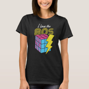 IK HOOR VAN DE 80S RETRO COLORFUL PARTY LOVERS Pre T-shirt