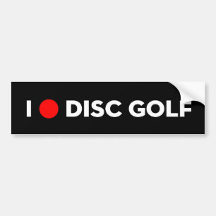 IK HOOR VAN DISK GOLF-bumpersticker Bumpersticker