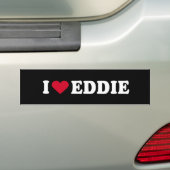 IK HOOR VAN EDDIE BUMPERSTICKER (Op auto)