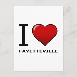 IK HOOR VAN FAYETTEVILLE, NC - NOORD CAROLINA BRIEFKAART