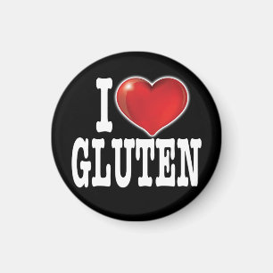 IK HOOR VAN GLUTEN (donkere versie) Magneet