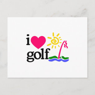IK HOOR VAN GOlF Briefkaart