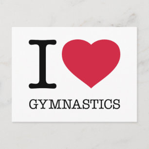 IK HOOR VAN GYMNASTICA BRIEFKAART