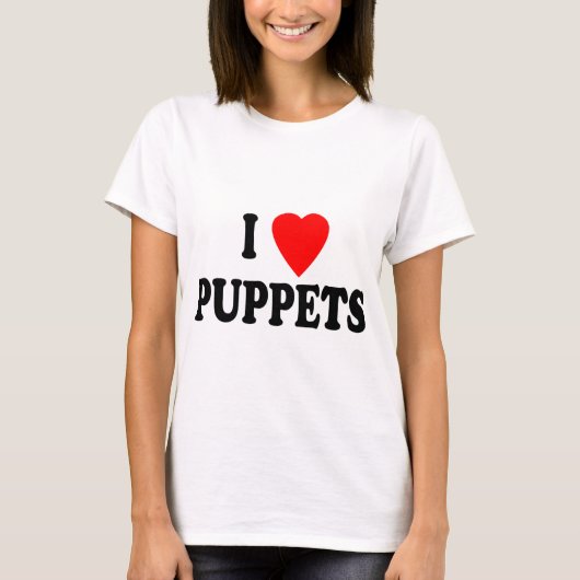 IK HOOR VAN (HART)POPPETS T-SHIRT (Voorkant)